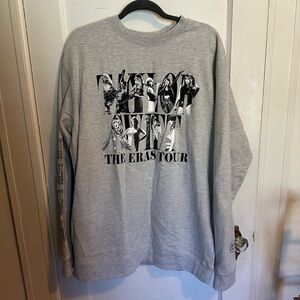 Taylor Swift Gray The Eras Tour Sweatshirt